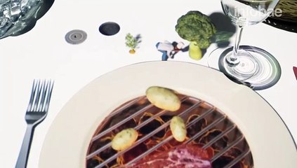 El increíble chef mini que cocina arriba de la mesa