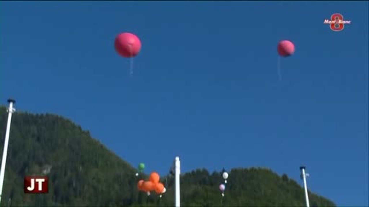 Santé : Un lâcher de ballons pour la clinique de Cluses