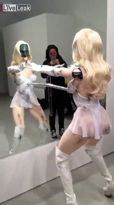Creepy Dancing Stripper Robot