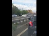 LiveLeak.com - Female drivers first visit to Mallorca ends wrong way on motorway
