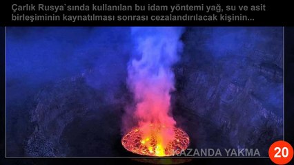 En Korkunç 20 İdam Yöntemi