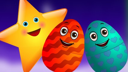 Surprise Eggs Nursery Rhymes | Twinkle Twinkle Little Star | Learn Colours & Objects | ChuChu TV