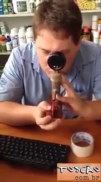 Blague énorme.. Vas-y souffle la-dedans!