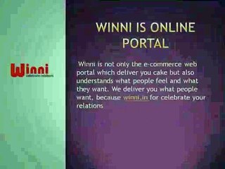 Online cake delivery in Pune by Winni