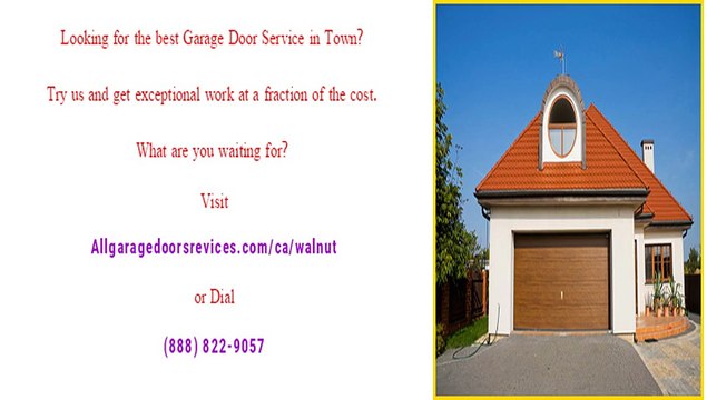 Garage Door Parts Repair & Replacement in Walnut, CA
