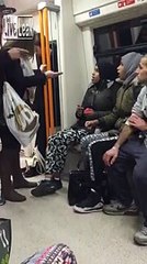 Racist Muslim Girls on London Train