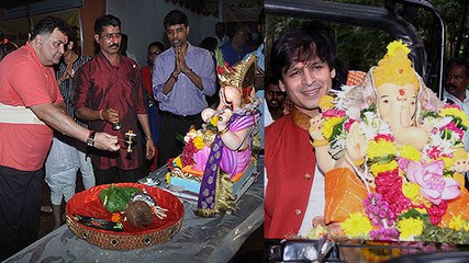 Rishi Kapoor & Vivek Oberoi's Ganesh Visarjan