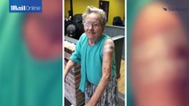 Granny runs away from care home to get her first tattoo