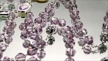 Crystallized by Swarovski Violet Crystal Beads Rosary
