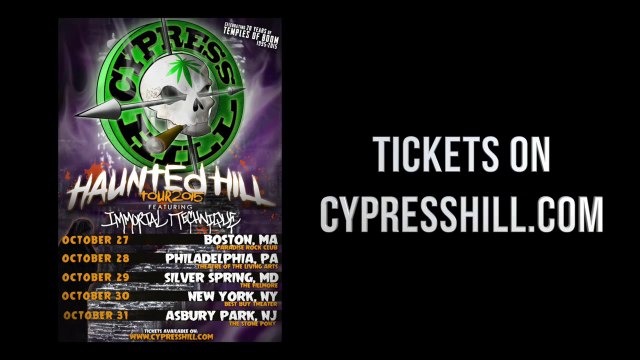 BrealTV Presents Cypress Hill Haunted Hill American Tour, October 2015