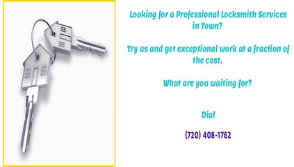 Full Service Mobile Locksmith in Denver, CO