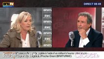 Bourdin Direct : Marine Le Pen réagit à la diffusion d'un photomontage par un membre du FN