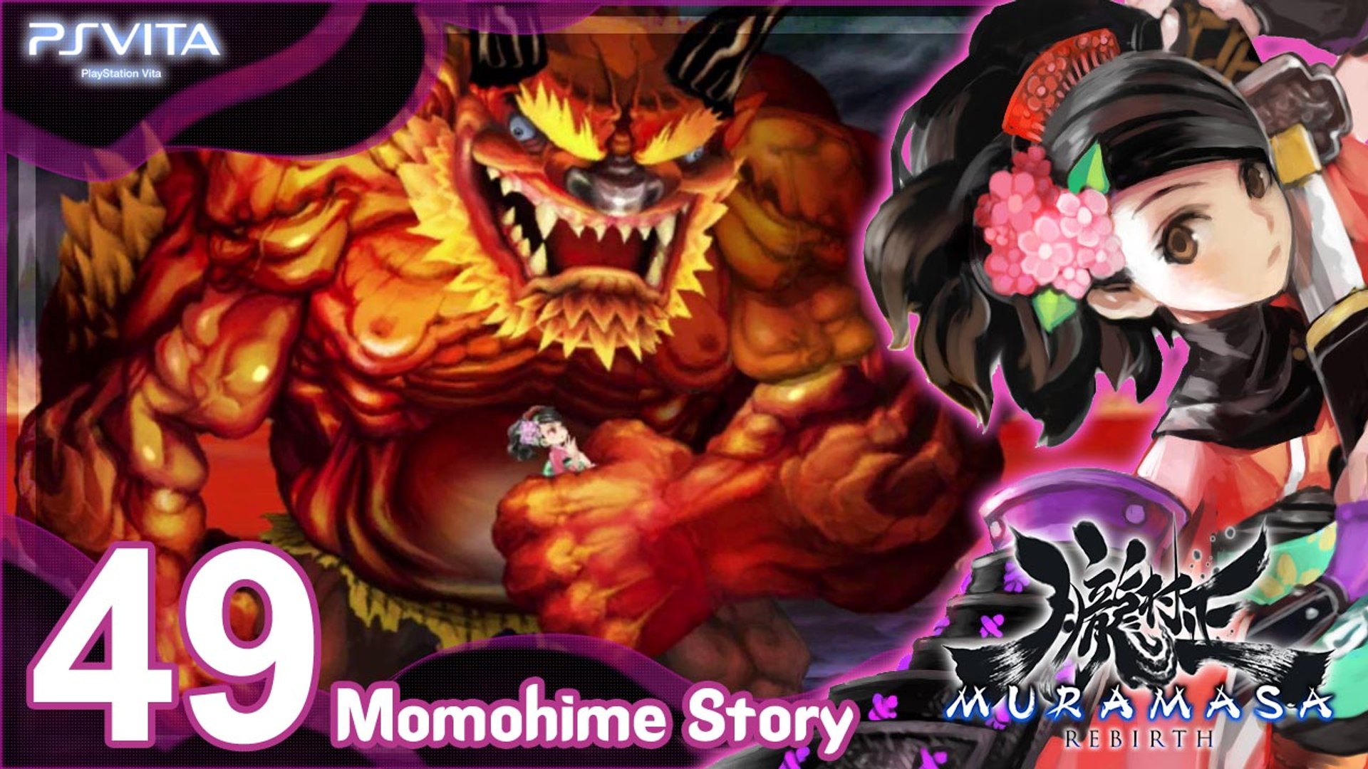 Muramasa Rebirth Ps Vita Momohime Story Part 49 Act 6 Boss Big Oni Video Dailymotion