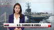 U.S. aircraft carrier Ronald Reagan to be in Busan next month