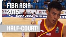 Wow! Half Court-Buzzer Beater Ends Japan v Malaysia - 2015 FIBA Asia Championship