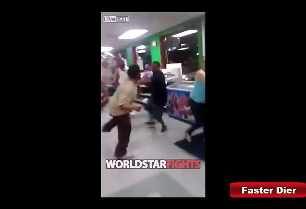 Pelea en el supermercado