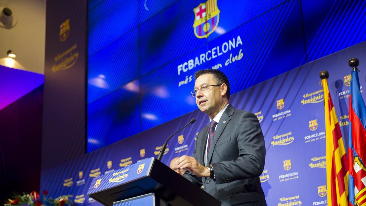 Discurso Bartomeu en la entrega de insignias de oro