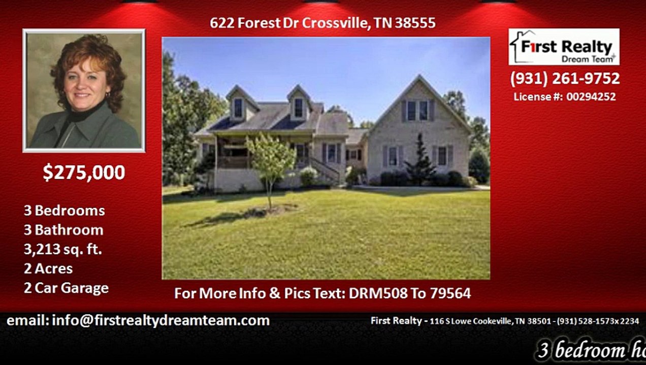 3 bedroom house for sale near South Cumberland Elementary School in Crossville TN