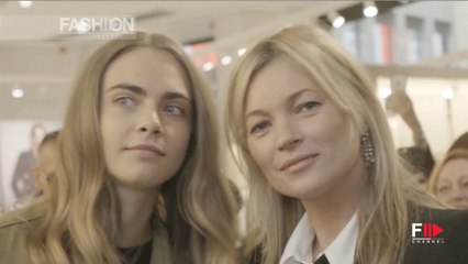 CARA DELEVINGNE & KATE MOSS @ MANGO Store Opening in Milan by Fashion Channel