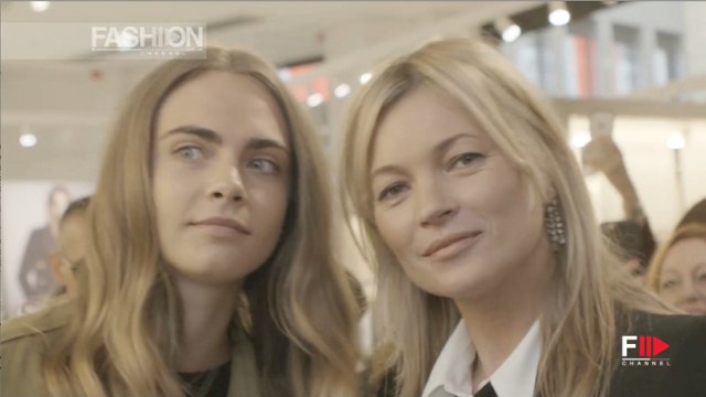 CARA DELEVINGNE & KATE MOSS @ MANGO Store Opening in Milan by Fashion Channel