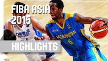 Chinese Taipei v Kazakhstan - Group D - Game Highlights - 2015 FIBA Asia Championship