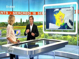 Intervention de Alexis Jannot dans Météo à la Carte du 16 Septembre 2015