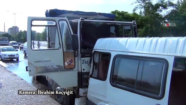 Gaziantep’te zincirleme kaza 02 08 2015 GAZİANTEP