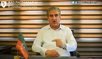 PTI Shah Mehmood Qureshi Message For The Voters Of NA-122