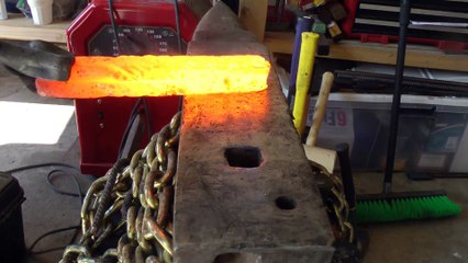 How to create and forge a Knife from a metal cable?!