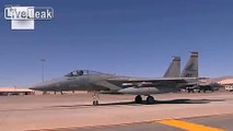 F-15C, F-16, F-16AM, HC-130J, E-3A, B-52. Taxiing & Takeoff @ Nellis AFB