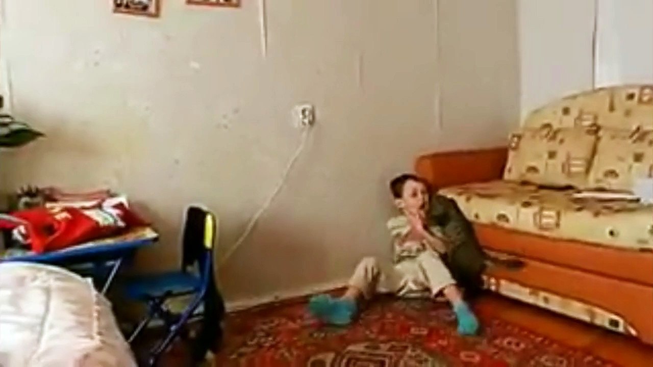 Cat attacks kid right in the face and Snake