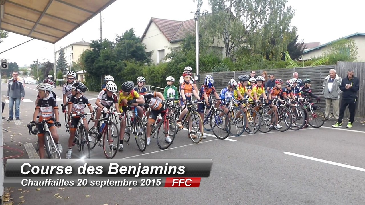 Course des benjamins chauffailles 20 septembre 2015