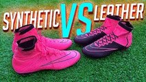 Nike Superfly 4 • Synthetic VS Leather - Test & Review by freekickerz
