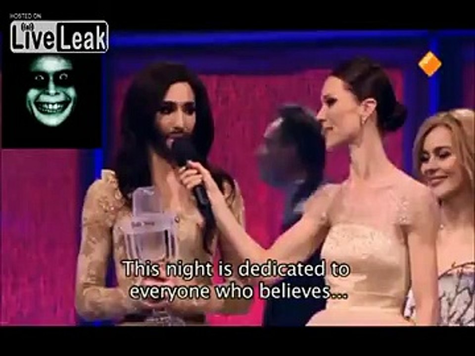 LiveLeak.com - Rise Like A Penis met Conchita Wurst.