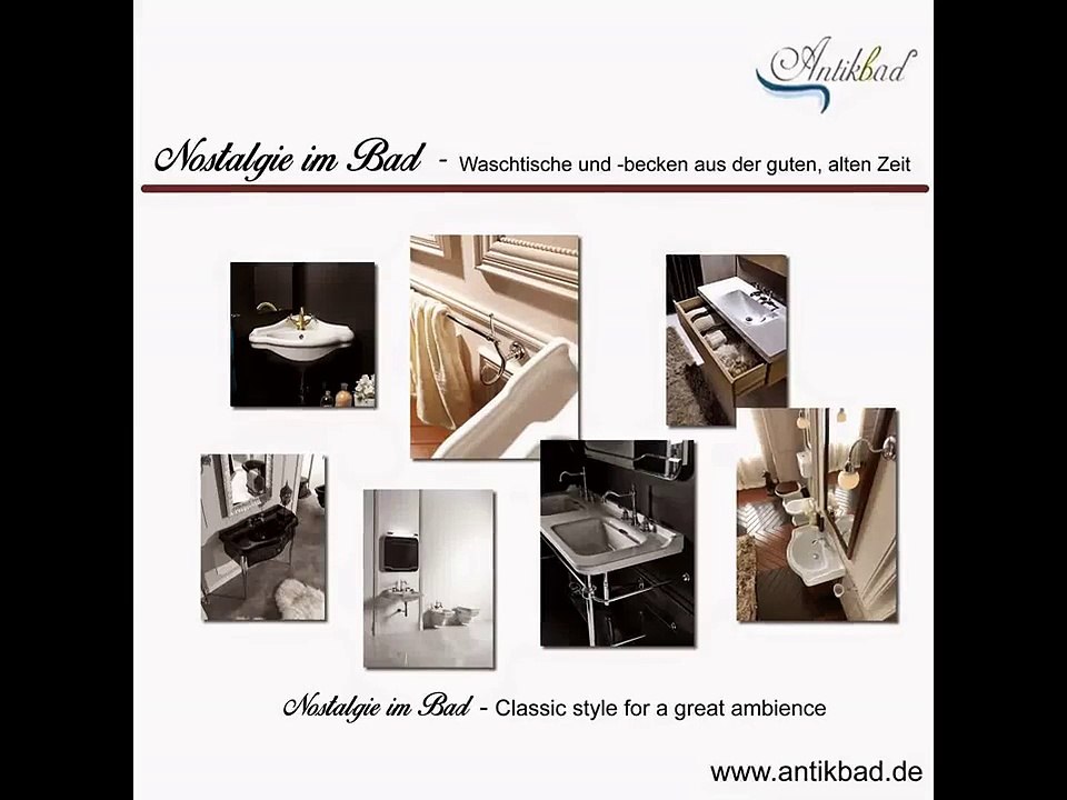 Retro hypes - Waschbecken und Waschtische aus der guten, alten Zeit