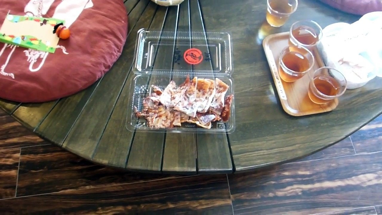 Making Squid Crackers in Japan!