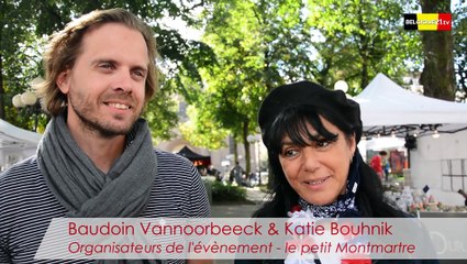 La place Brugman se transforme en petit Montmartre à l'occasion de la journée sans voiture à Bruxelles