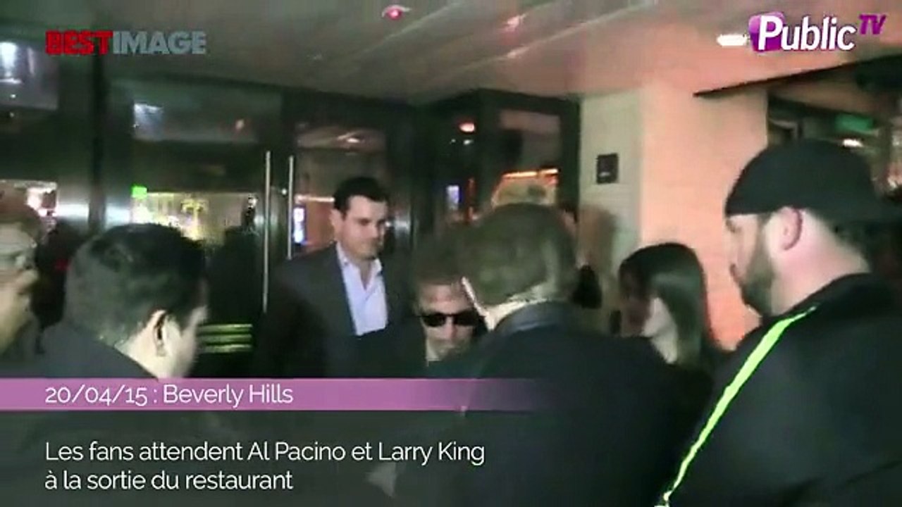 Exclu Vidéo : Al Pacino et Larry King : les tauliers en virée à Beverly Hills !