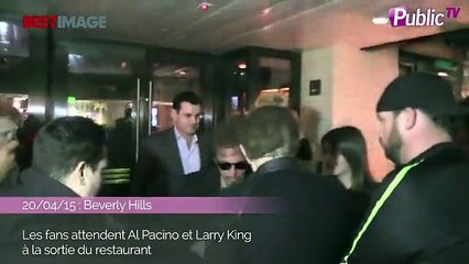 Exclu Vidéo : Al Pacino et Larry King : les tauliers en virée à Beverly Hills !