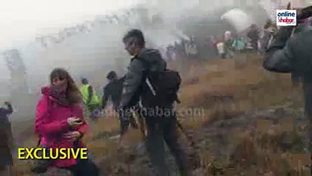 L'effrayante sortie de piste d'un avion de la compagnie Turkish Airlines à l'aéroport de Katmandou