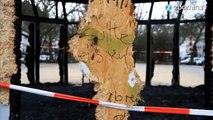Berlin : on brûle symboliquement les réfugiés