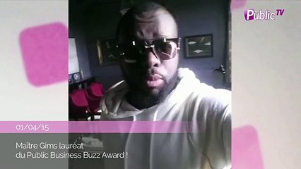 Exclu Vidéo : Maître Gims : "Merci à Public et à mon public pour le prix du Business Buzz de l'année !"