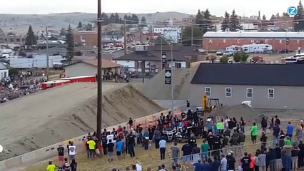 Choc : un saut de 48 mètres en Monster Truck