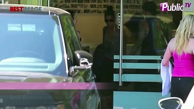 Exclu Vidéo : David Beckham : ultra-sexy en marcel noir, le footballeur est au top