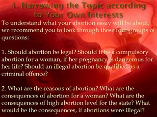 Abortion Essay