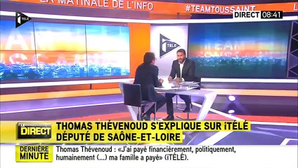 Pourquoi Thomas Thévenoud n'a pas payé ses impôts ? Il s'explique sur iTélé