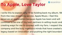 Taylor Swift fait plier Apple : elle sera payée