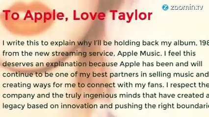 Taylor Swift fait plier Apple : elle sera payée