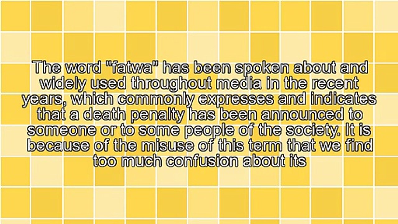 Fatwa: Its Importance and Characteristics of the Mufti