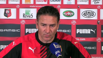 J8. SRFC/ESTAC - Philippe Montanier : "garder notre invincibilité au Roazhon Park"